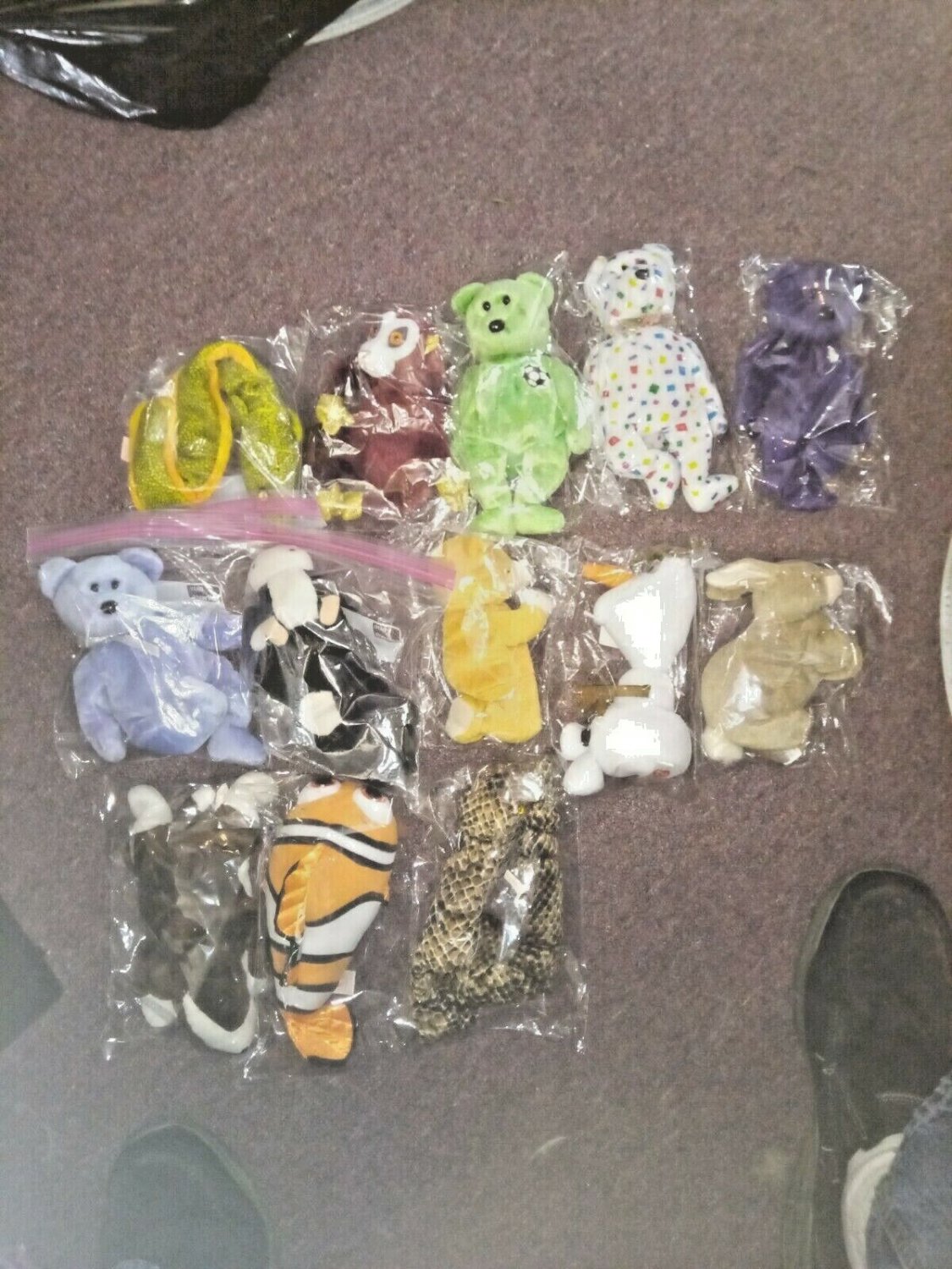 Beanies TY Bear Beanie Babies Retired Lot of 13 / A Great Gift!