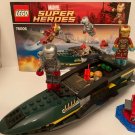 76006 LEGO Iron Man 3 Iron Man Extremis Sea Port Battle, 100% complete w/minis