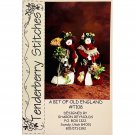 Snowman Pair Pattern A Bit of Old England Tenderberry Stitches Home Decor Dolls