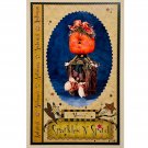 Halloween Pumpkin Girl Doll Pattern Monica by Sparkles N Spirit Home Decor Doll