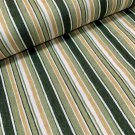 Green Striped Fabric From Paris with Love Lisa Audit SSI 100% Cotton By the Yard
