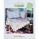Simply Cottage Quilt Pattern by Bunny Hill Designs Makes Quilt Pillows and Shams
