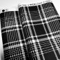 Richloom Black and White Plaid Fabric Medium Weight Home Decor Fabric By the YD
