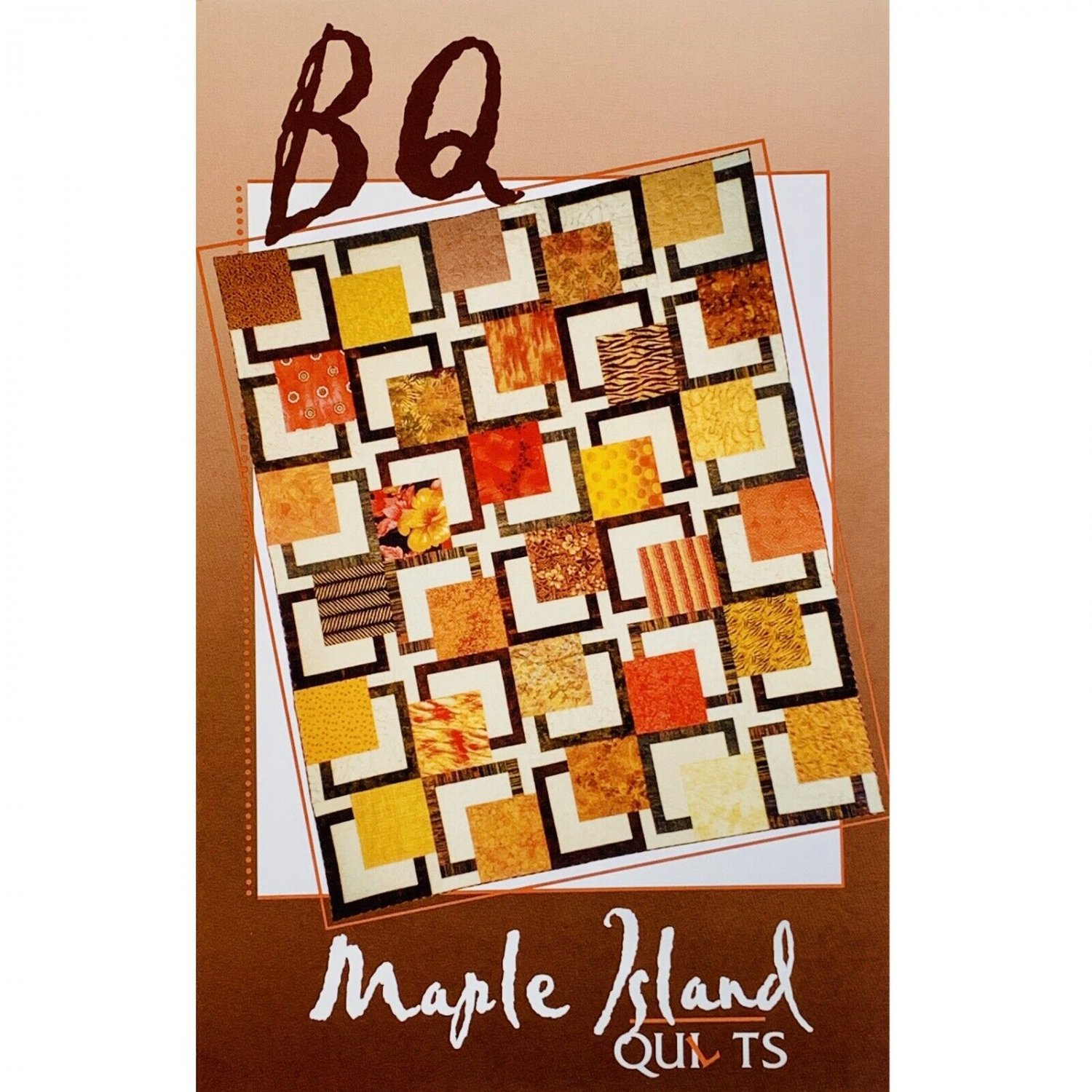 Modern Quilt Pattern BQ By Debbie Bowles For Maple Island Quilts Makes 3 Sizes