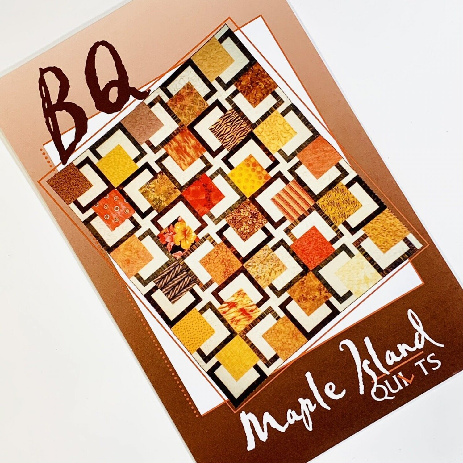 Modern Quilt Pattern BQ By Debbie Bowles For Maple Island Quilts Makes 3 Sizes