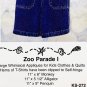 Zoo Parade Applique Pattern by I Spy Kids Creations for Caught Up in Stitches