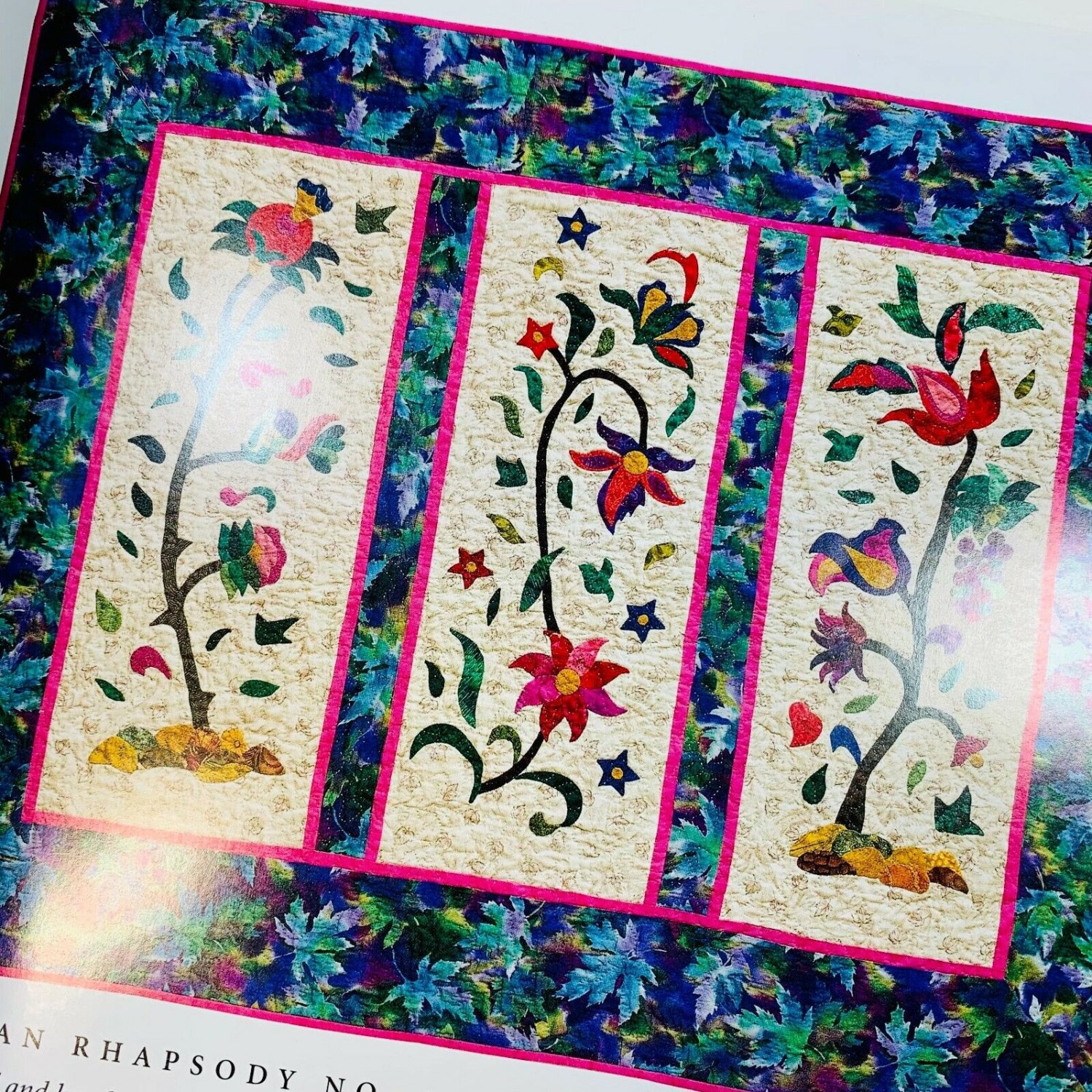 Jacobean Rhapsodies 10 Quilt Projects 28 Applique Designs by Campbell