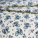 Bicycle Bike Fabric Annie Judie Rothermel Marcus Bros 100% Cotton 33" L x 43" W