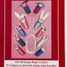 Jump Rope Critters Pattern H149 by Deanna R Sackman for Hickory Stick and Co