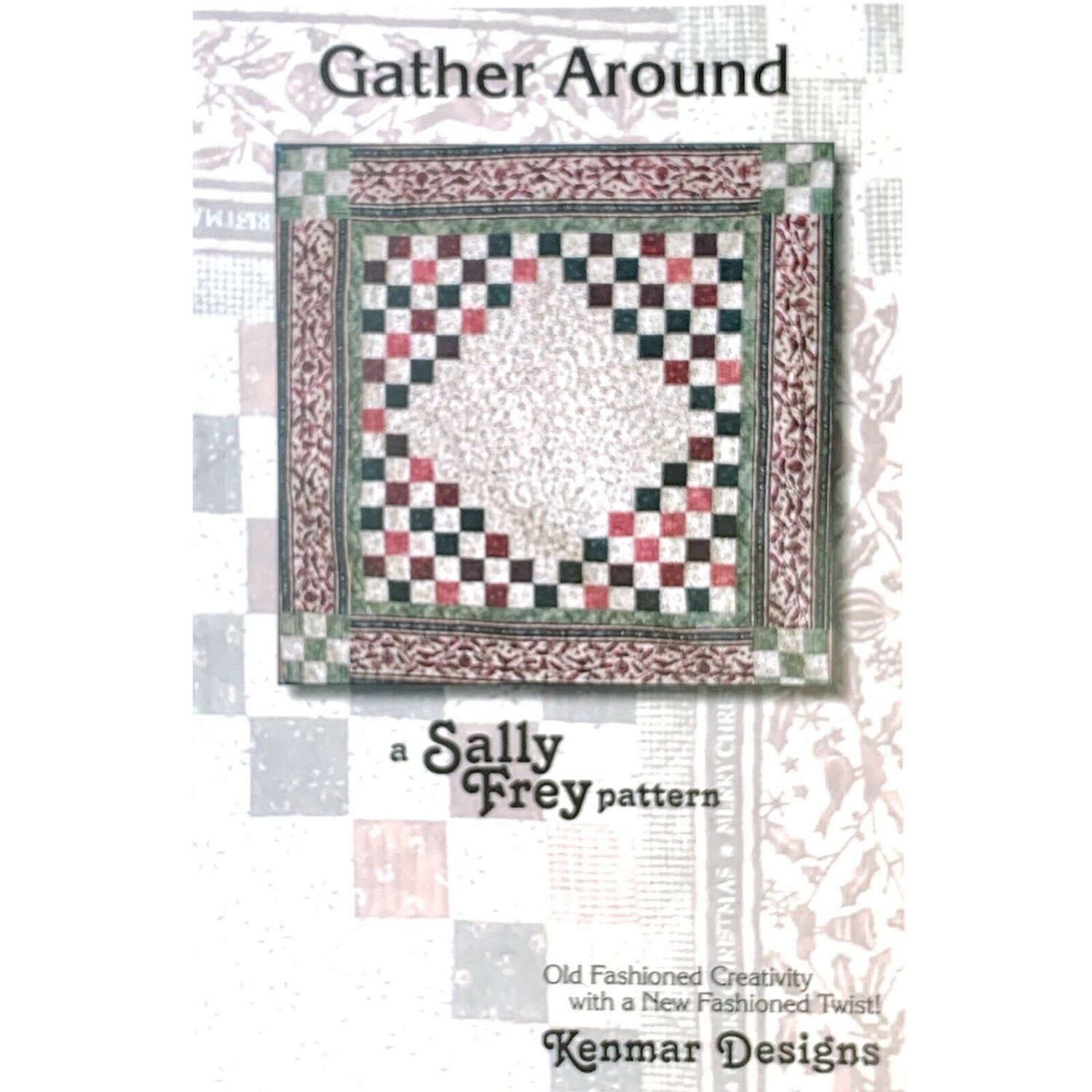 Christmas Tablecloth Quilt Pattern Gather Around Tablecloth from Kenmar Designs