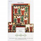 Santa Time Christmas Quilt Pattern by Colorado Quilt Designs Makes 3 Sizes