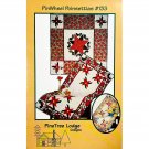 PinWheel Poinsettias Quilt Pattern 133 by PineTree Lodge Designs