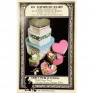 Fabric Covered Heart Boxes Pattern Within My Heart 019 by Amity Publications