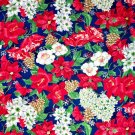 Christmas Floral Fabric Once Upon A Garden Holiday In the Beginning By the Yard