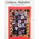 ABC Animals Alphabet Quilt Pattern Critters by Debora Konchinsky Critter Pattern