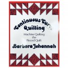 Continuous Curve Quilting Machine Quilting the Pieced Quilt by Barbara Johannah