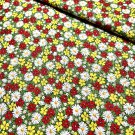 Country Kitchen Flowers Floral Fabric by Makower 434 Henley Studio By the Yard