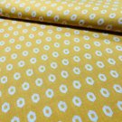Hexagons Fabric by Quilter's Showcase for Joann White and Yellow 100% Cotton By the Yard