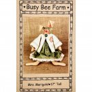 Easter Bunny Pattern Mrs. Marigold Busy Bee Farm Makes 17" Tall Stuffed Animal
