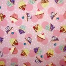 Cupcake Party Fabric by AGM D# 13321 1 Yard Long x 42” Wide 100% Cotton