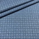 Sun Starburst Squares Check Fabric in Blue by Springs By the 1/2 Yard 100%Cotton