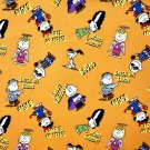 Halloween Fabric Peanuts the Gang Costumes CO50187 100% Cotton 60" L  x 43” W