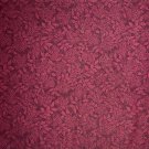 Holly and Pinecones Christmas Fabric Traditions Maroon Sparkly 1 3/4 YARDS 100% Cotton
