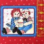 Raggedy Ann and Andy Friendship Fabric, Fat Quarter 2-Pack, 100% Cotton