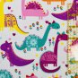 Cute Colorful Dinosaurs Fabric by Joann 100% Cotton By the Yard