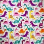 Cute Colorful Dinosaurs Fabric by Joann 100% Cotton By the Yard
