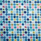 Peace Love Wish Polka Dot Fabric Jessica Flick Benartex 33"L x 44”W 100% Cotton
