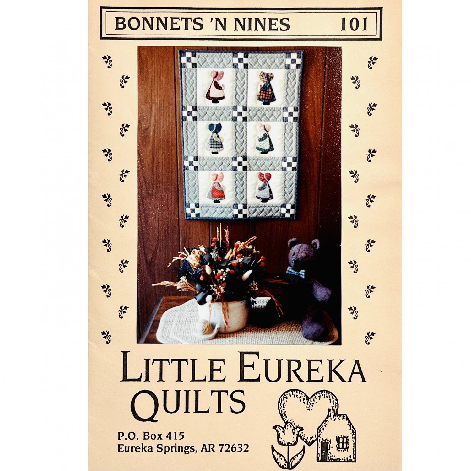 Sunbonnet Sue Quilt Pattern Bonnets â��N Nines 101 by Linda Brashear Little Eureka