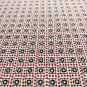 4th of July Stars Fabric Star Squares Red Blue Cream 51â L x 43â W 100% Cotton