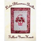 Flower Basket Heart Quilt Pattern Follow Your Heart 115 by Late Bloomer Quilts