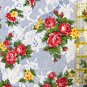 Floral Fabric, Bouquets and Lace by Cranston Print Works Schwartz Liebman, 100%,Cotton