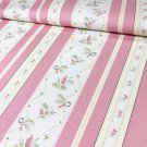 Pink Floral Stripe Fabric Petite L’Enfant Collection by Anna Griffin Clothworks