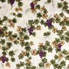 Grapes and Grape Vines Winery Fabric by VIP Cranston 29” L x 44" W 100% Cotton