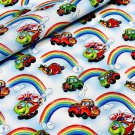 Car Truck Planes Helicopter Fabric Transportation Patt #2711 Erlanger Group By the 1/2 Yard