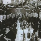 German WW2 Photo -- Dinner on A U-Boat