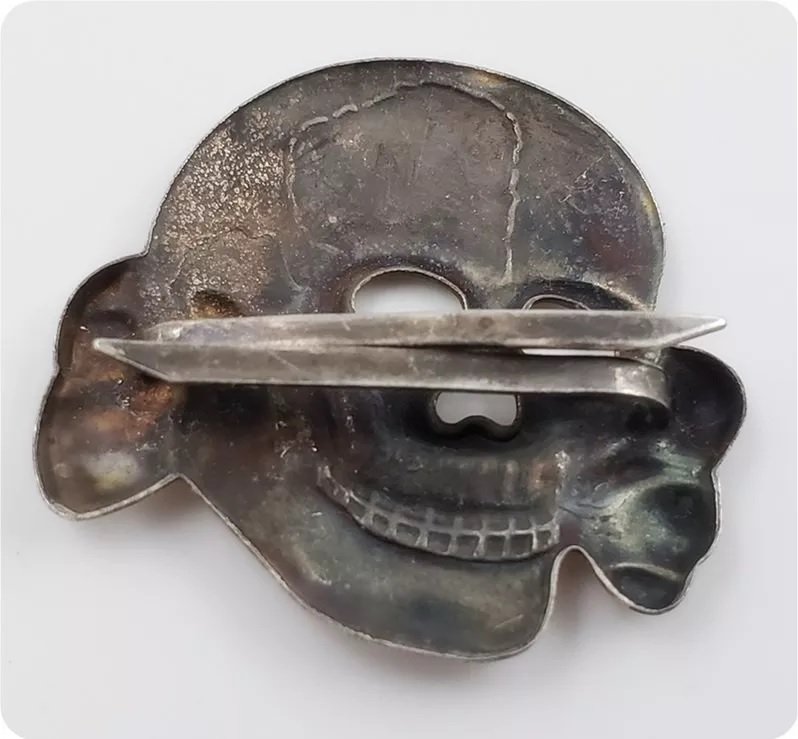 German WW2 - SS Skull Hat Pin