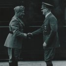GERMAN WW2 Photo -- Adolf Hitler  + Mussolini