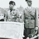 GERMAN WW2 Photo -- Adolf Hitler  + Mussolini
