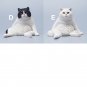 Lazy Fat Cat Sitting On Sofa Figurine
