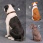 Staffordshire Bull Terrier Standing & Sitting Figurine