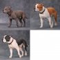 Staffordshire Bull Terrier Standing & Sitting Figurine