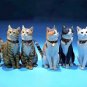 Tabby Cat Sitting Figurine
