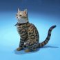Tabby Cat Sitting Figurine