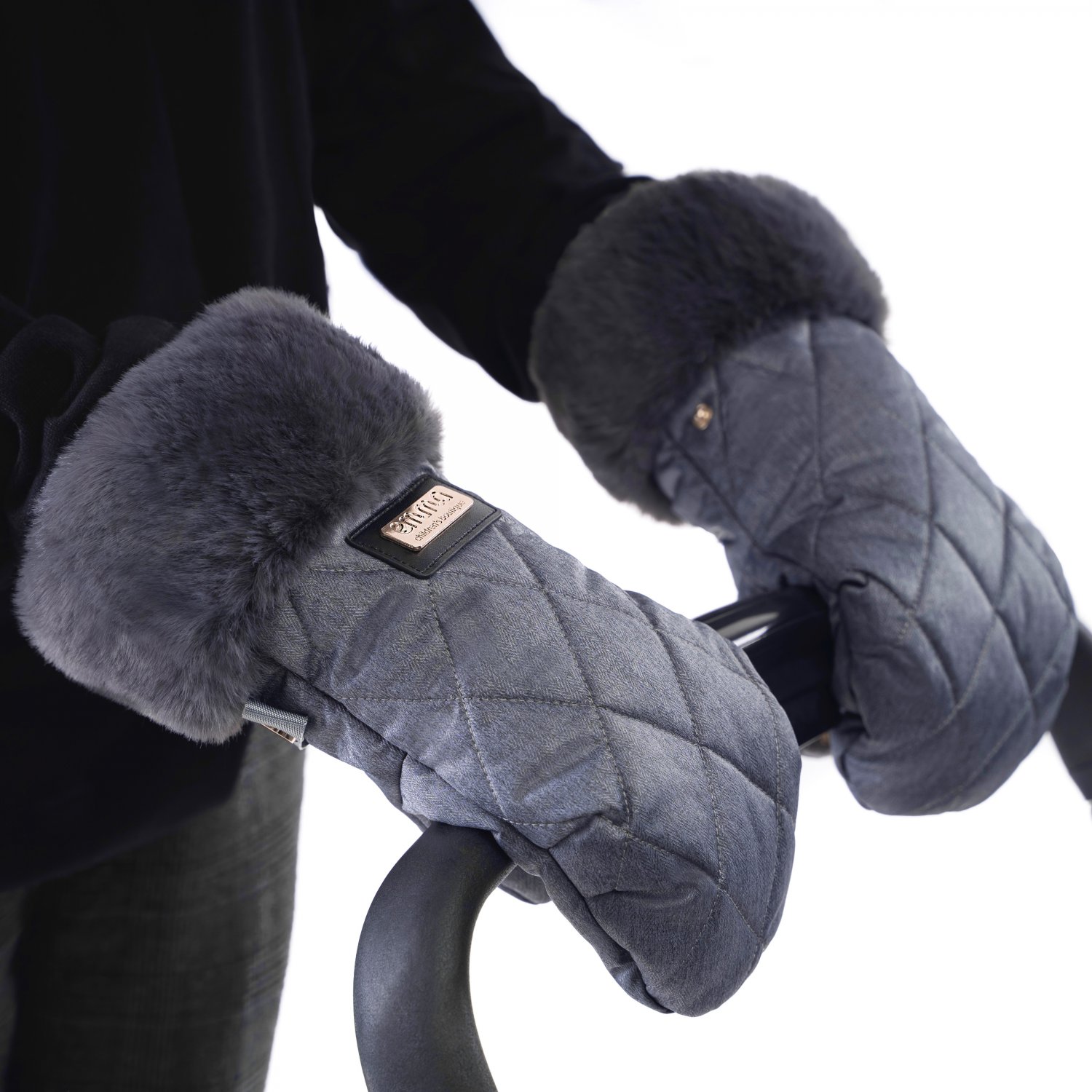 Warm Muff Stroller Gloves, Wind & Water-Resistant with Universal Fit, Anti-Freeze Gloves