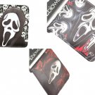 Ghostface PU Cartoon Wallet Card Slot Bill Credit Skull Skeleton Horror Movie Cartoon Coin Purse Bag
