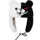 Japanese Cartoon Anime Danganronpa Monokuma Ushanka Hat Cute Y2K Warm Winter Hat